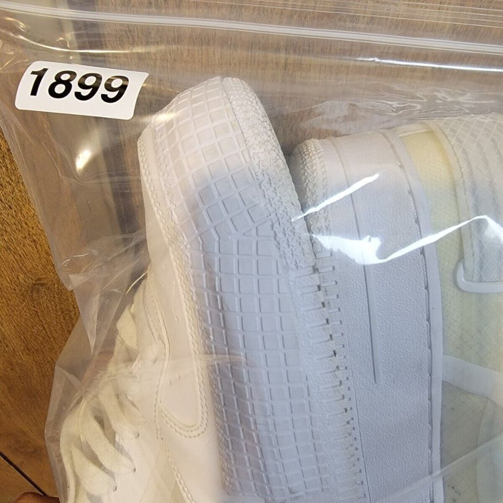 Nike Air Force 1 Low Type 2 Triple CT2584-100 Men White Sneaker Shoes Size US 10 - Picture 9 of 10